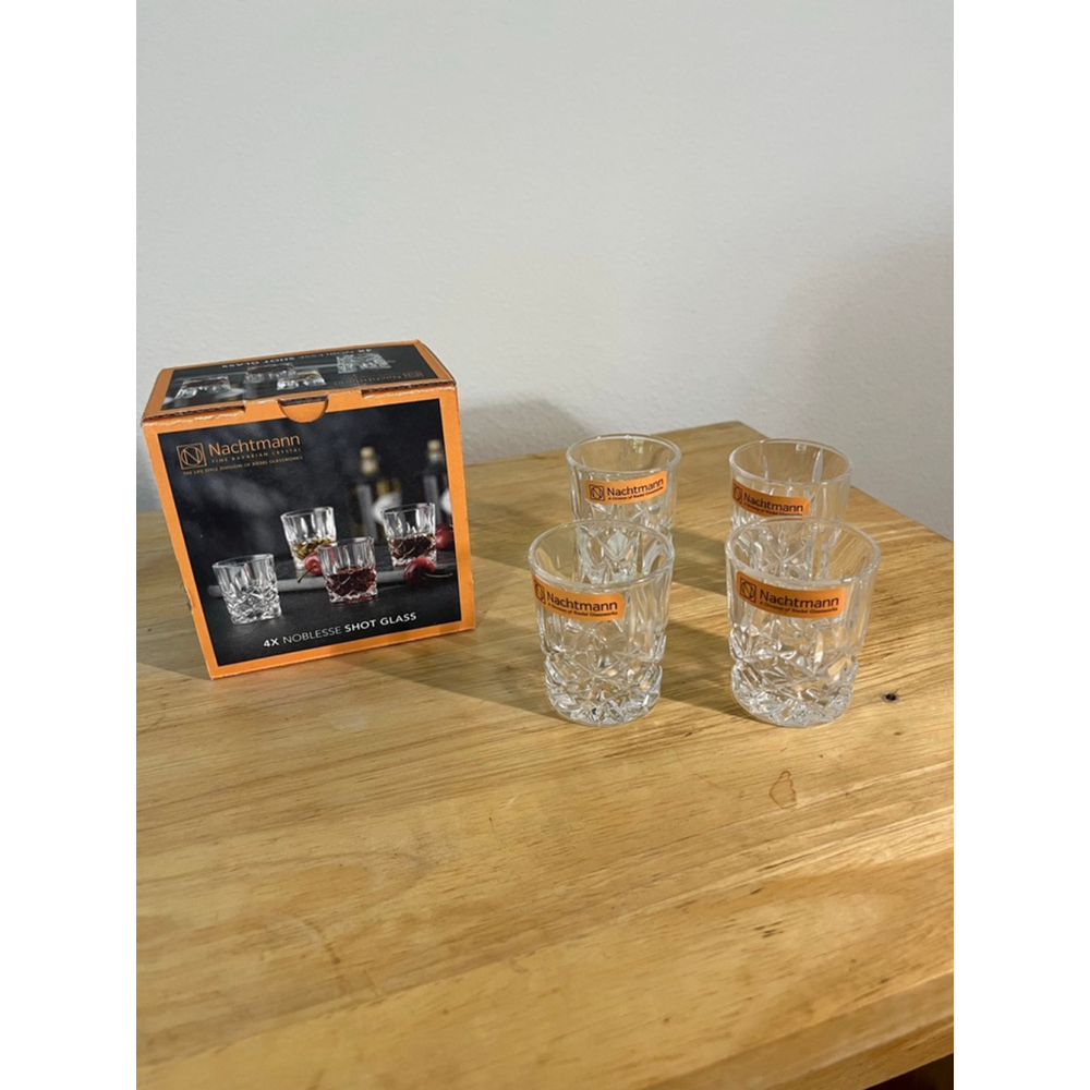 Nachtmann Noblesse Crystal Shot Glasses Set of 4